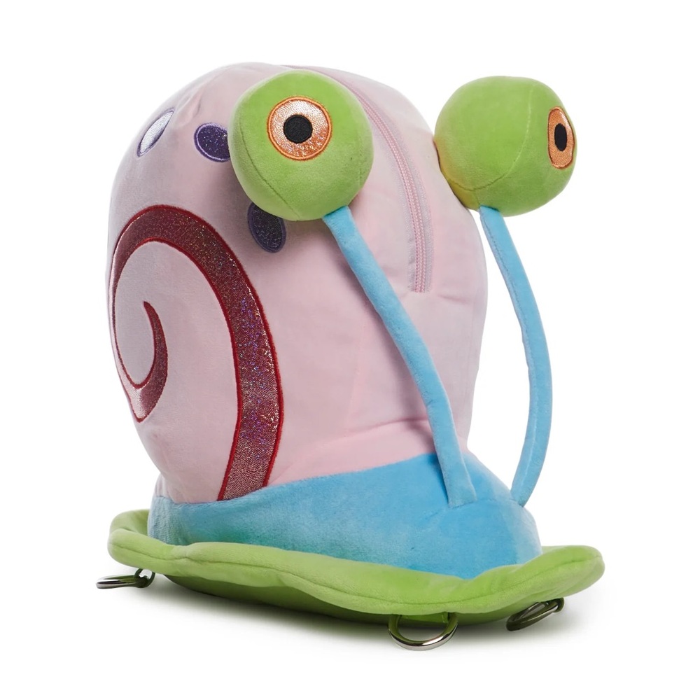 Dolls Kill x SpongeBob Gray Snail Plush Backpack